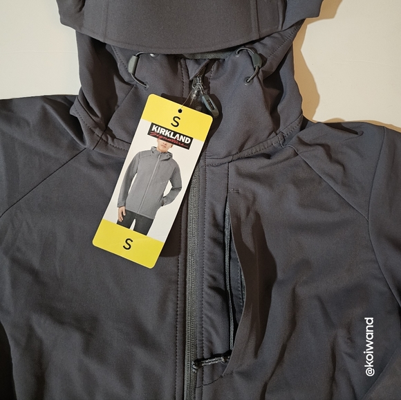 Kirkland Signature Men's Stretch Water Repellent Wind Resistance Jacket Size S - Picture 13 of 16